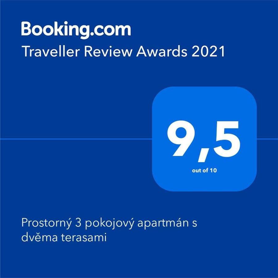 Prostorny 3 Pokojovy Apartman S Dvema Terasami Praag Buitenkant foto