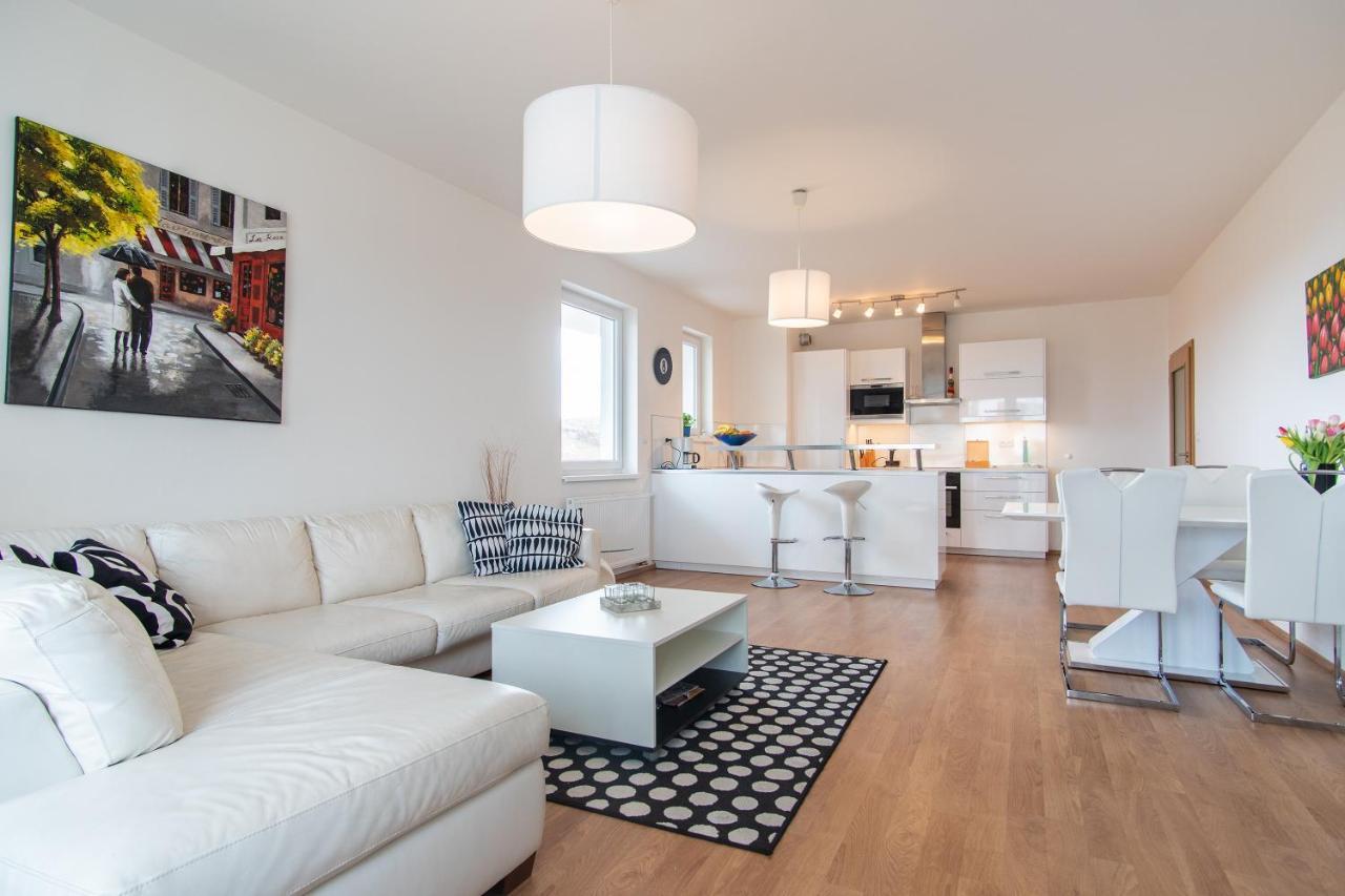 Prostorny 3 Pokojovy Apartman S Dvema Terasami Praag Buitenkant foto